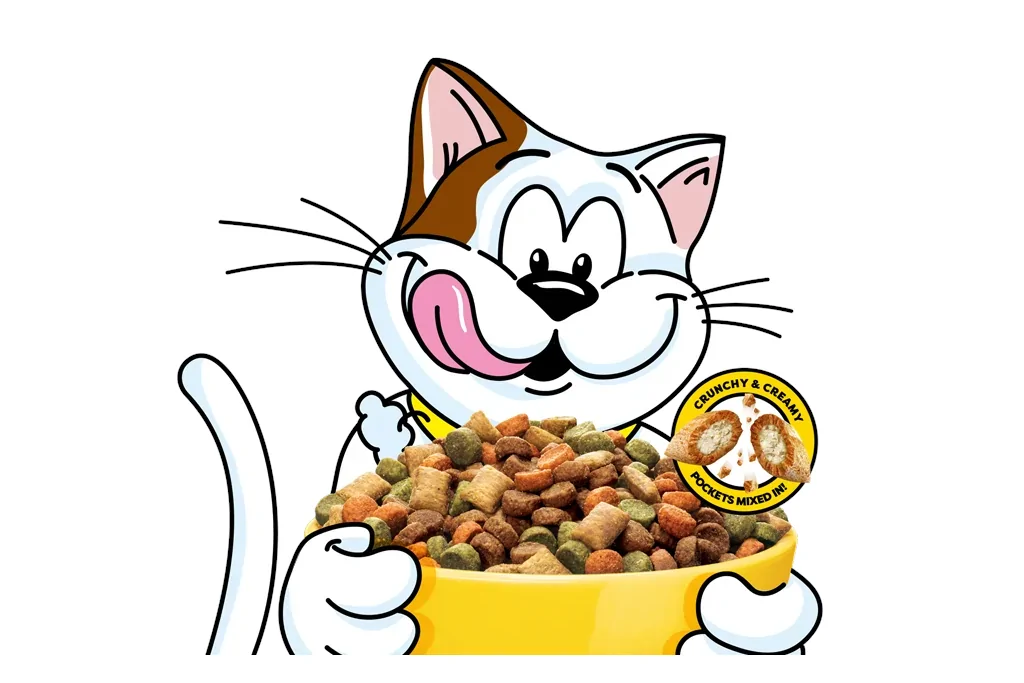 temptations cat treats logo with a bowl(need to be attributed to temptationstreats.com)