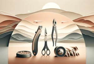 Dog nail clippers and grinder side by side, illustrating grooming choices